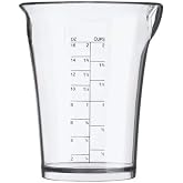 Univen Blender Measuring Cup 16 ounce (500ml) Compatible with Cuisinart Hand Blender CSB-79 CSB79MC