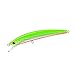 Yo-Zuri Crystal Minnow Suspending Lure, 5-1/4-Inch, Holographic Chartreuse