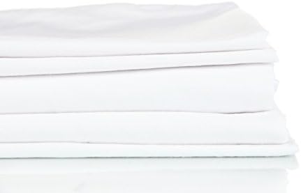 Francois et Mimi 400 Thread Count 100% Egyptian Cotton Luxury Deep Pocket Sheet Set (Queen, White)