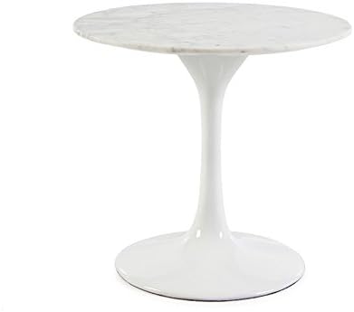 Saarinen style Tulip Marble Side Table