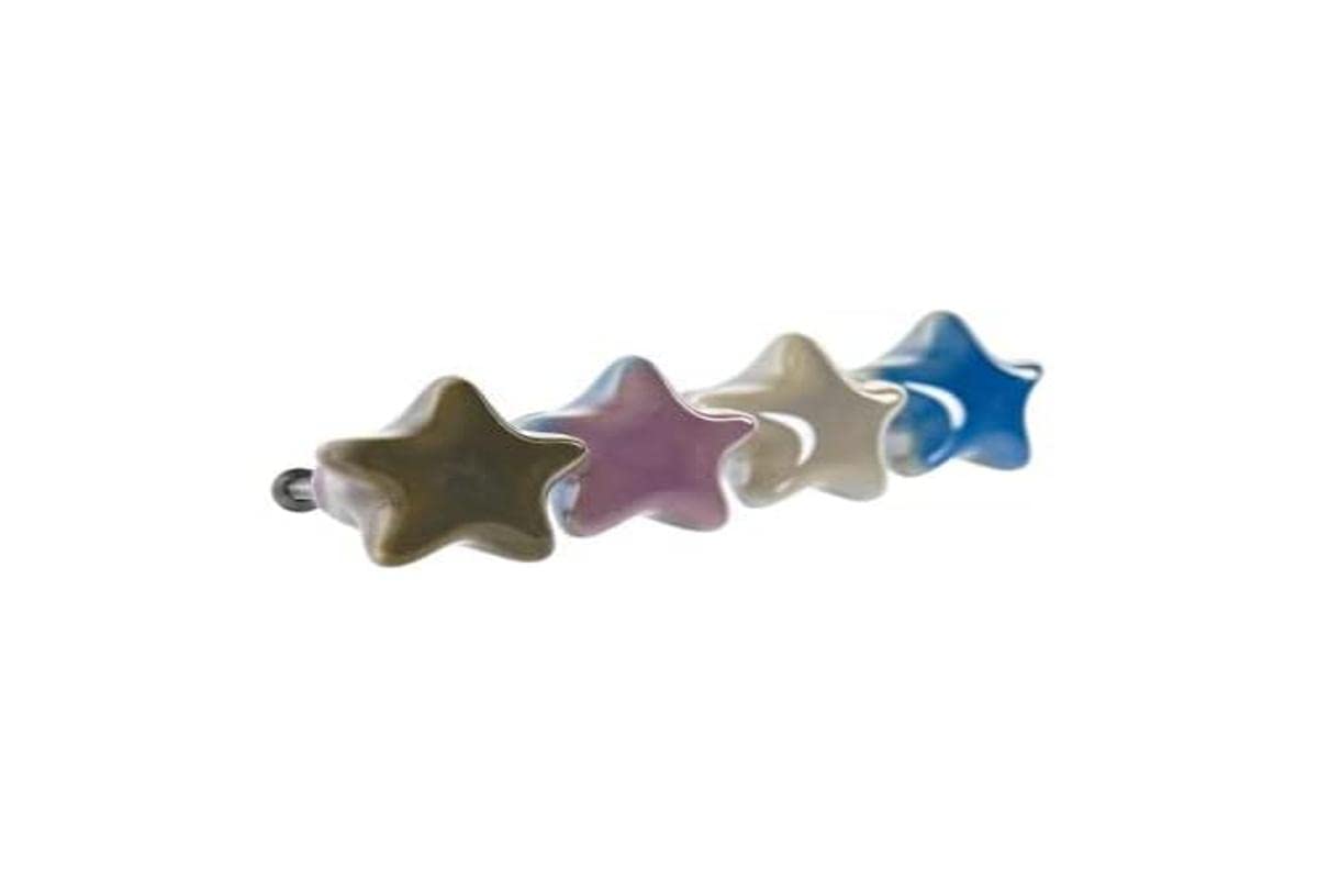 Knauf Dkd Home Decor Star Metal Ceramic (Pack of 4)