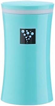 IVLWE Portable USB Ultrasonic Air Humidifier Water Diffuser Mist Maker for Bedroom/Car/Office/Desk Usage 230ML (blue)