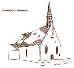 Jacob's Church Adel Home Church (60702969), Aluminium-Dibond, 40 x 30 cm