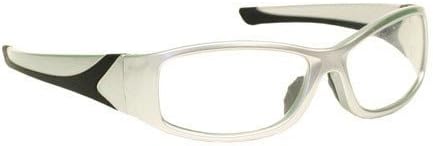 Laser Safety Eyewear - Co2/Excimer Filter In Silver Plastic Wrap-Around Frame Style.