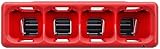 WAGO 2773-404 COMPACT Splicing Connector 4 Conductor 4mm2 Red Cover 80 pcs view 2