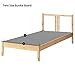 Continental Sleep 2-Inch Wood Bunkie Board/Slats,Mattress Bed Support,Fits Standard Twin Size, grey