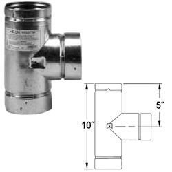 4" Pellet Vent Tee/Cap