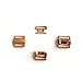 20Pcs/lot 12mm Craft Rose Gold Metal Rectangle Tape Closure Hook & Clasp Waist Extenders Sewing On Clothes Bra Clip Hooks