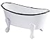 Decorative Bathtub Containers White Enamel Distressed Soap Dish Holder Succulent Planter (Set of 2) by RAZ Imports