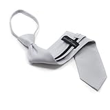 Stylish Plain Zipper Tie