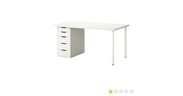 Amazon Com Ikea Table Drawers White Kitchen Dining