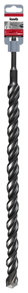 kwb SDS Plus HB 44 Hammer Drill Bit Ø 25.0mm, 460mm Length, High-Temperature Carbide Tip