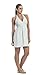 White Eyelet Halter Dress
