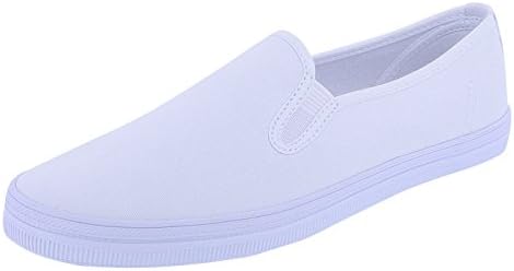 City Sneaks Women's White Women's Gia Slip-On 12 Wide