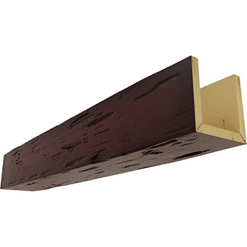 Ekena Millwork BMPC3C0060X040X264ZY 3-Sided (U Pecky Cypress Endurathane Faux W…