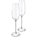 Swarovski Crystalline Clear Crystal Toasting Flutes, Set of 2