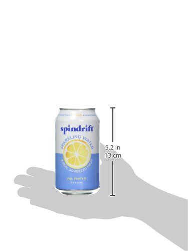 SPINDRIFT SPARKLING WATER, LEMON, 12 FL OZ