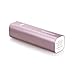 Portable Charger,Mopower 3000mAh Power Bank Lipstick-shaped Aluminum Metal External Backup Battery Pack for iPhone 6 4 5S 4S, iPad ,Galaxy S6 Note 3, iPod,HTC,Sony,LG, Mobile Digital Devices (Pink)