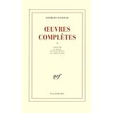 œuvres Completes 2 Blanche French Edition Bataille Georges Hollier Denis 9782070267941 Amazon Com Books