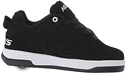 Heelys girls Voyager Tennis Shoe, Black/White, 3