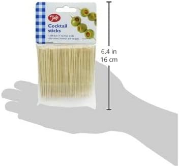 Tala Bamboo Cocktail Sticks, Ponted End Cocktails Sticks Perfect for Buffets Canapes and Appetisers - Image 4