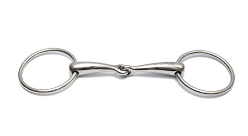 Huxlay Bros HB Pro Hollow Mouth Loose Ring Snaffle Bit, 1003, 5.5