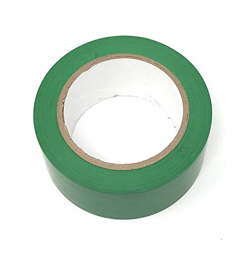 APT, (Green, 2’’ Width, 36 Yds Length), PVC Marking Tape, Premium Vinyl Safety Marking, Dance Floor Splicing Tape, Floor Tape and Caution Tape, 6 mil Thick. (Multiple Color)