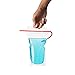 100 Pack Clear Drink Pouches Plastic Drink Bags With Straw Stand Up Reclosable Zipper Heavy Duty Heat Proof Hand-held Translucent, 8mil Beverage and Food Storage Bags 1.5
