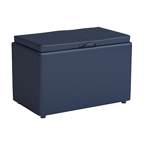 Convenience Concepts Designs4Comfort Modern Accent Storage Ottoman - Thumbnail 6