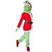 Xcoser Grinch Santa Christmas Costume Outfit Suit for Adult XL