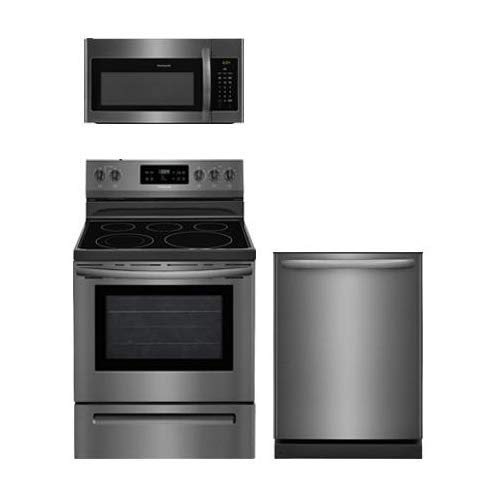 Frigidaire 3-Piece Black Stainless Steel Kitchen Package With FFEF3054TD 30