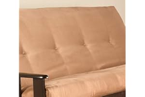 FUTONX Futon Cover Only - Quality Suede Microfiber Fabric Collection Fits 6-8 inch Futons Mattress (Peat, Full Size)