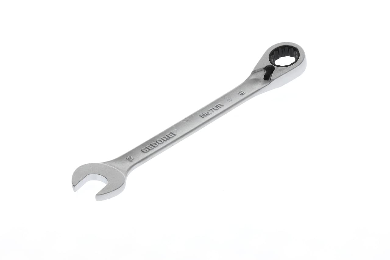 Gedore 2297353 7UR 18mm Reversible Ratchet Spanner