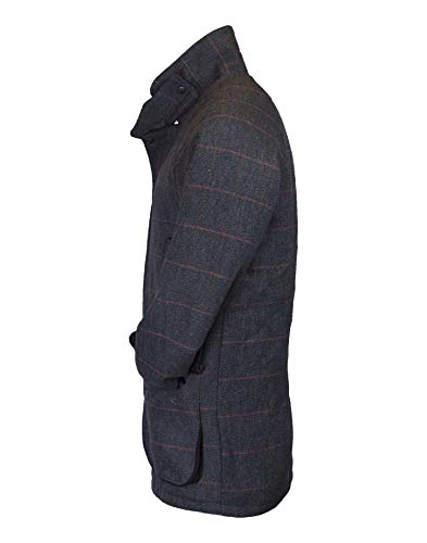 Walker & Hawkes - Mens Derby Tweed Shooting Hunting Country Jacket - Blue Tweed - XL