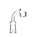 4mm Thickness Quartz fittings 22mm Cup Male And Female (14mm female/90degree)
