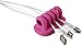 Toysdone Cordies Desktop Cable Management for Power Cords and Charging Accessory Cables (Pink)