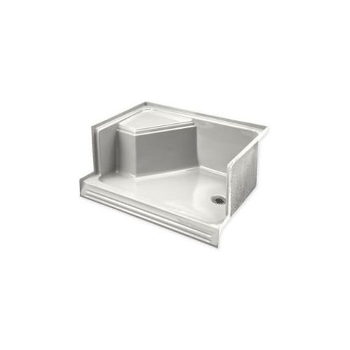 KOHLER K-9496-0 Memoirs 60-Inch Shower Receptor, White