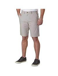 Tommy Hilfiger - Pantalones cortos para hombre, corte clásico, parte delantera plana, variedad Drizzle