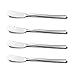 KMEIVOL Cheese Spreaders, Stainless Steel Classic Spreader Knife Set for Cheese, Jelly, Jam, Dessert, Set of 4 Canape Knives, Spreaders for Appetizers, Sandwich Cream Cheese Butter Knife
