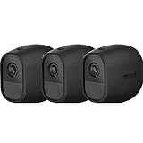 Silicone Skins Cover Protective Skin for Arlo Pro, Arlo Pro 2 Smart Security Wire-Free Cameras (3 Pack, Black)