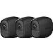 Silicone Skins Cover Protective Skin for Arlo Pro, Arlo Pro 2 Smart Security Wire-Free Cameras 3 Pack (Black)