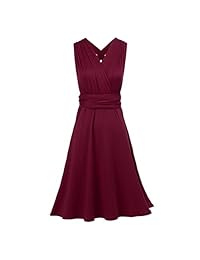 Vestido de noche convertible para mujer, multiusos, para cóctel, boda, vestido corto