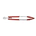 Rachael Ray Lil' Huggers Dishwasher Safe Lazy Locking Cooking Tongs / Salad Serving Tools / Multi Purpose - 2 Piece, Red