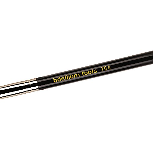 Bdellium Tools Maestro Series Bold Angled Brow Brush, Black
