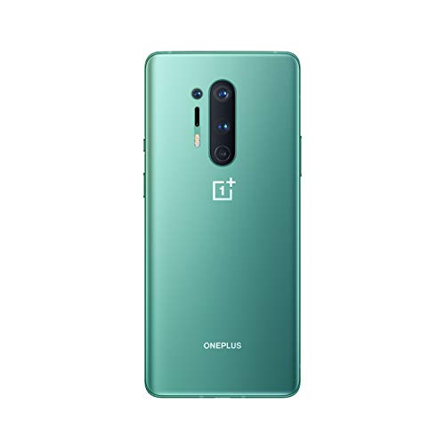 OnePlus 8 Pro (5G) Dual-SIM IN2023 256GB/12GB RAM (GSM + CDMA) Factory Unlocked Android Smartphone (Glacial Green)- International Version