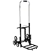 Mophorn 330LBS Portable Stair Climbing Cart 44.5 Inch Folding Cart Climb Hand Truck All Terrain Stair Climbing Hand Truck Heavy Duty 2 X Three-Wheel