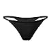 Cotton Whisper Sexy Lingerie G-String T-Back Thongs Panties Random Black M/L