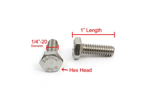 1 100pcs+Stainless+Steel+Bolts+Choose