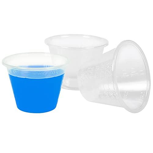 Disposable, Graduated, Plastic Medicine Cups Bulk Set (1000) , 1