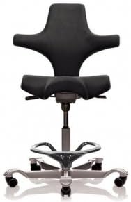 Cone Instruments Ergo Foot Ring Chair for Sonographers (Black)